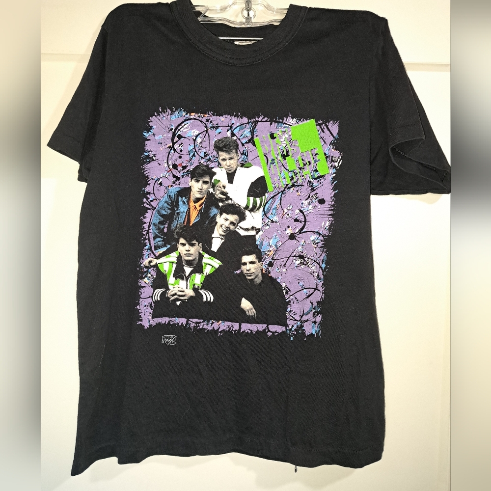 Vintage 90s New Kids On The Block Band Tshirt